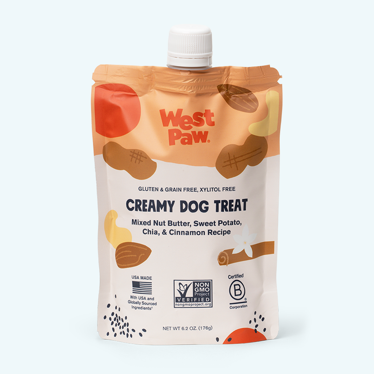 Nut Butter, Sweet Potato, and Chia Seed